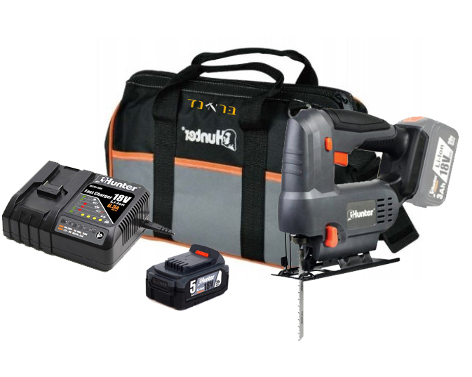 משור אנכי נטען 18V + סוללה 5.0AH