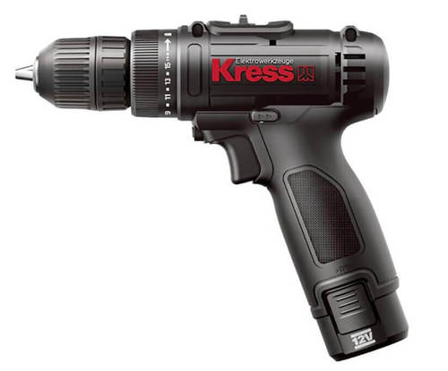 מברגת פוטר נטענת 12V+סוללה 2A KRESS KU200.1