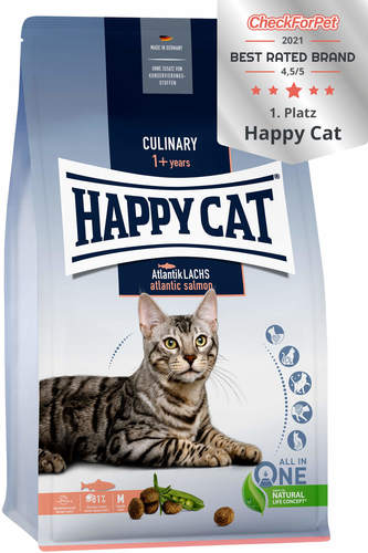 מזון לחתולים הפי קט CULINARY סלמון קולינרי לבוגרים 10 ק