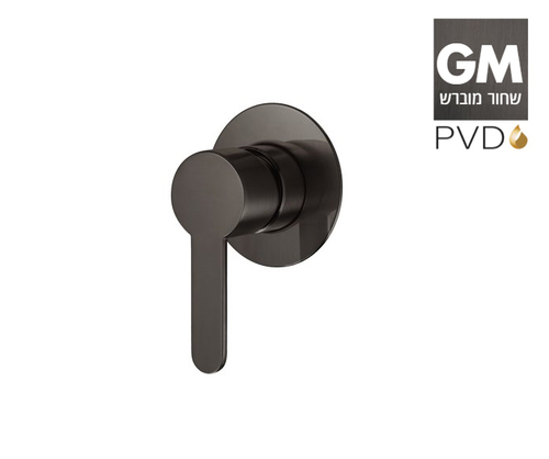 מערכת קיר קומפלט 3 דרך 305382GM שחור מוברש PVD סדרת קליר חמת
