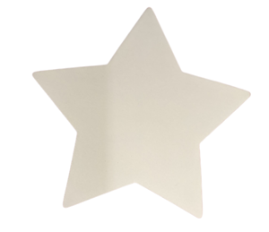 חיתוכים מקרטון בצורת כוכבים 40 יחידות