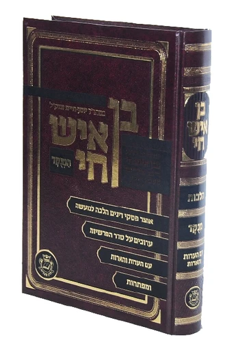 בן איש חי הלכות-הגהות איש מצליח