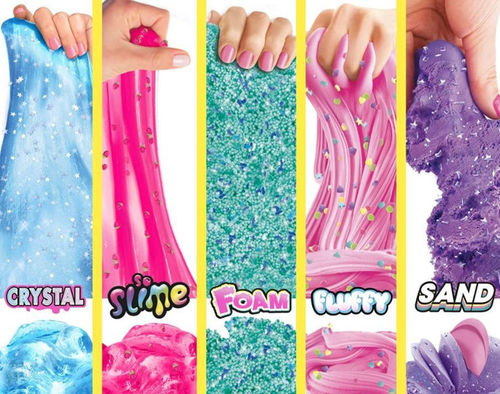 ערכת סליים  - מיקס 5 חומרי יצירה עם קישוטים שונים 