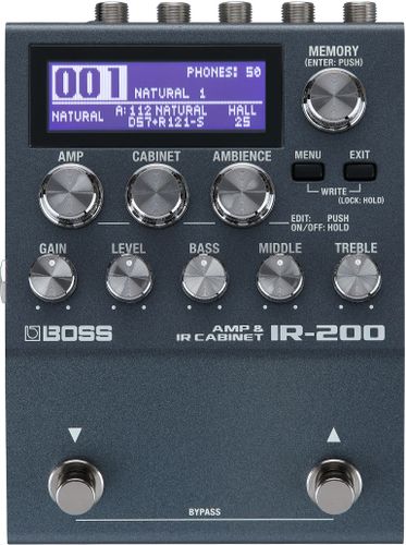 זוית נוספת BOSS IR-200 Amp & IR Cabinet