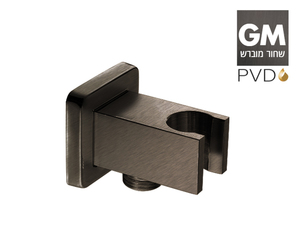 נקודת מים מרובעת 801294GM שחור מוברש PVD חמת
