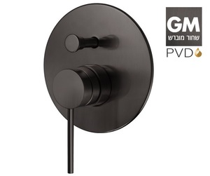 כיסוי חיצוני 305788GM שחור מוברש 4 דרך PVD סדרת ICE חמת