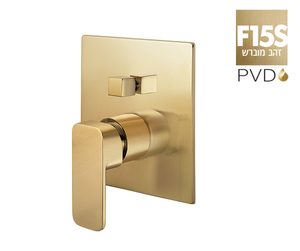 כיסוי חיצוני ל-4 דרך 305488F15S זהב מוברש PVD סדרת רומא חמת