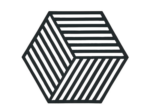 תחתית לסיר Hexagon - שחור