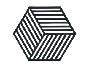 תחתית לסיר Hexagon - שחור