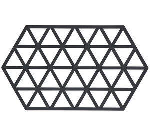 תחתית לסיר Triangles Long - שחור 