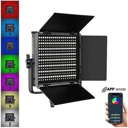 קיט 2 פנסי לד GVM 50RS RGB