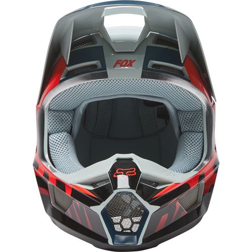 מבצע קסדת פוקס + משקפי אבק - FOX V1 TRICE V22