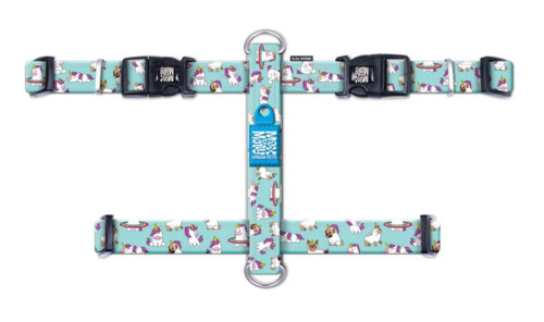 רתמה מקס ומולי מידה L בעיצוב פופקורן H-HARNESS - UNICORN
