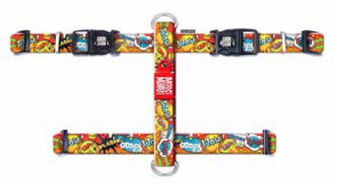 רתמה מקס ומולי מידה L בעיצוב גיבורי על H-HARNESS - UHEROES