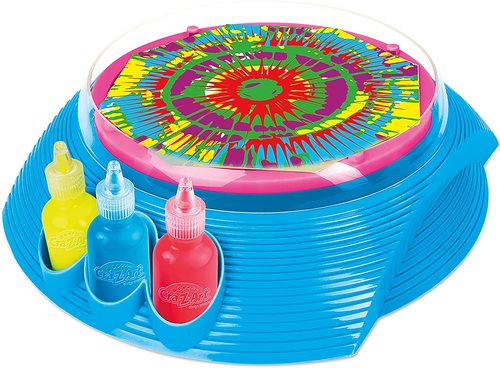 מכונה מסתובבת להכנת יצירות אמנות כולל צבעים ריחניים