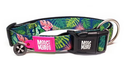  קולר טרופי מידה S מקס ומולי COLLAR - TROPICAL Max & Molly