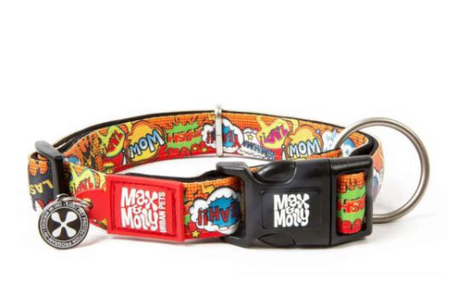 קולר גיבורי על מידה M מקס ומולי COLLAR - HEROES MAX & MOLLY  