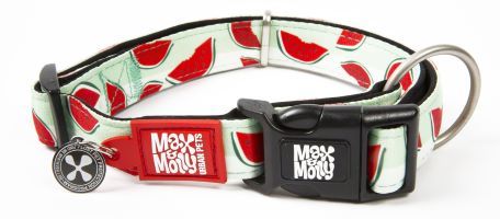  קולר אבטיח מידה M מקס ומולי COLLAR - WATERMELON MAX & MOLLY  