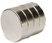 סט 4 מגנטים עגולים חזקים ניאודמיום 5/13mm