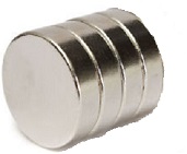 סט 4 מגנטים עגולים חזקים ניאודמיום 5/13mm