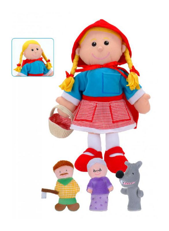 בובת יד תיאטרון כיפה אדומה ואחרים