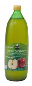 מיץ תפוחים אורגני | 100% | מבית נטורפוד | טעים יותר בריא יותר | מכיל 1 ליטר -