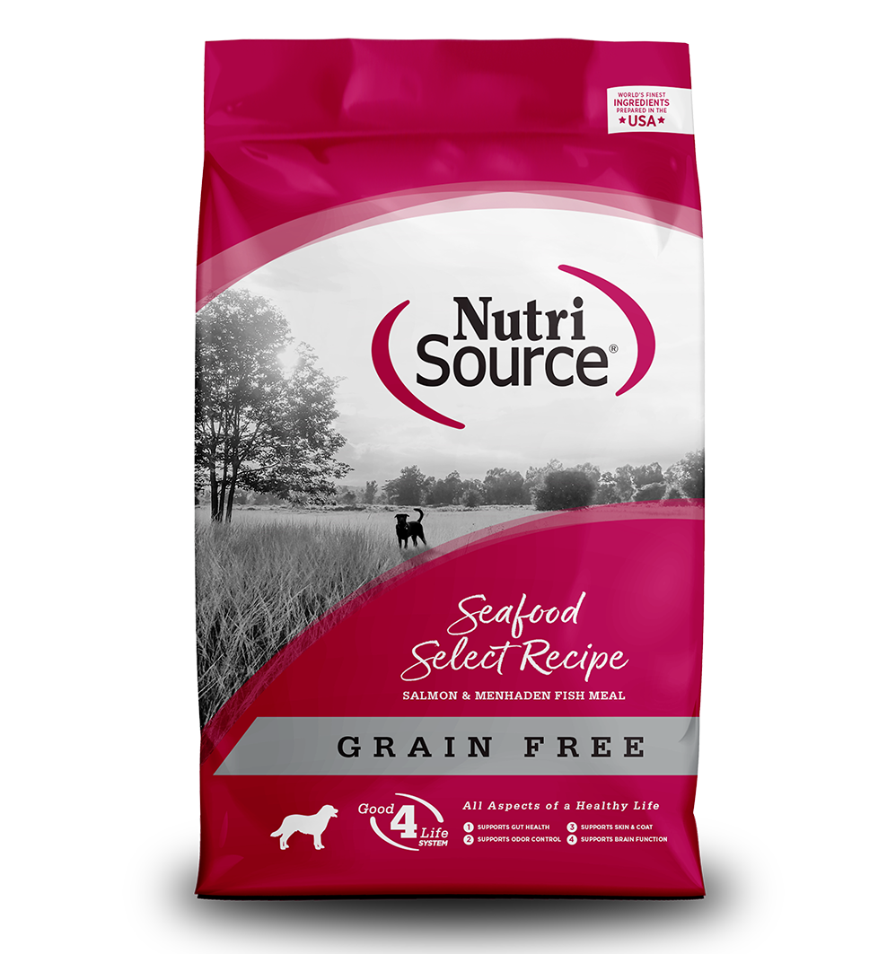 נוטריסורס פירות ים ללא דגנים 1.8 ק"ג - Nutrisource SeaFood לכלבים מכל הגילאים