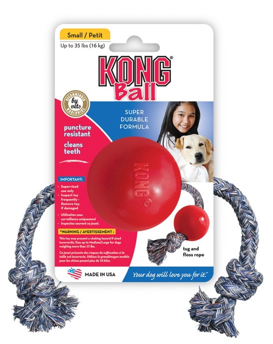 קונג כדור עם חבל- Kong Ball with Rope