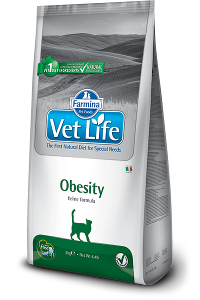 וט לייף רפואי 2 ק"ג אובסיטי - Farmina Vet Life Obesity