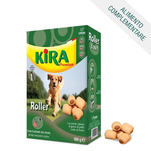 קירה רולר חטיף ביסקוויט לכלבים 500 גרם -Kira Roller
