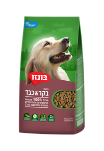 בונזו בקר וכבד 17 ק