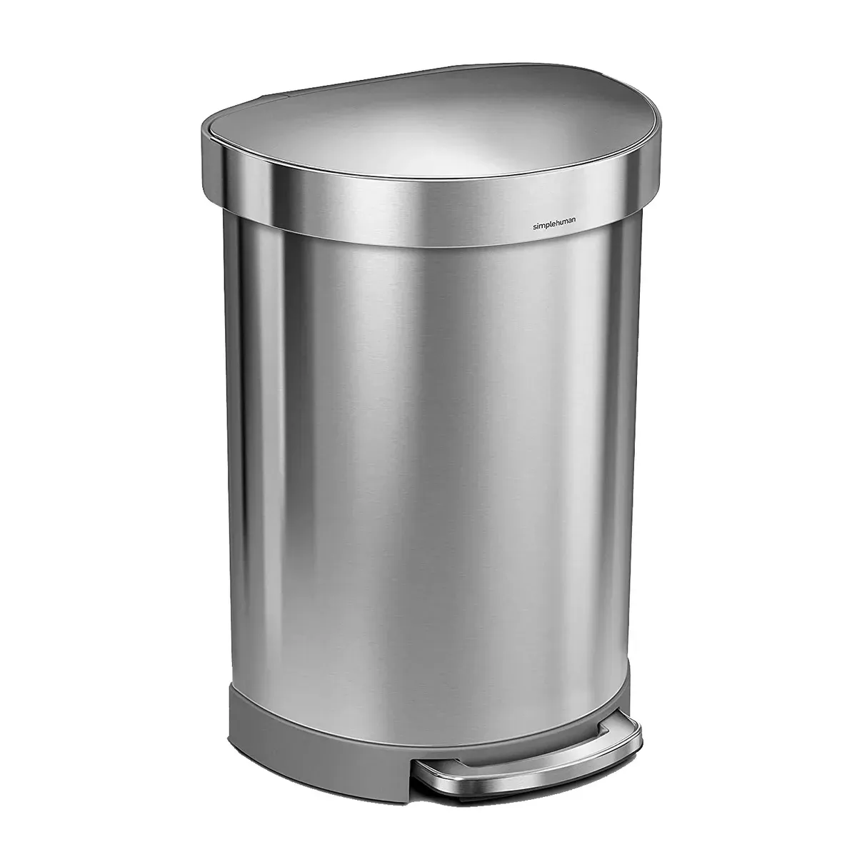 פח אשפה למטבח 60 ליטר - SimpleHuman -חצי עגול K32