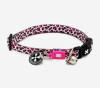  קולר לחתולים מנומר ורוד מקס ומולי  CAT COLLAR PINK Max & Molly