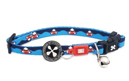  קולר לחתול בעיצוב פרנזי הכריש CAT COLLAR - FRENZY THE SHARK MAX & MOLLY