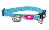  קולר לחתול רטרו כחול מקס ומולי CAT COLLAR - RETRO BLUE MAX & MOLLY