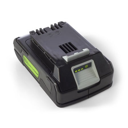סוללת ליתיום GREENWORKS 24V 2.0Ah דור 2 דגם 99582-1 עם תאי Panasonic מתקדמים, טעינה מהירה ומערכת ניטור חכמה לביצועים מקצועיים