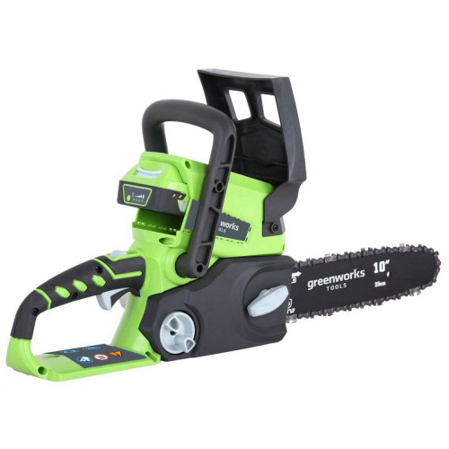 מסור שרשרת GREENWORKS 24V דגם G24CS25 עם להב OREGON 25 ס