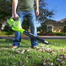 מפוח עלים GREENWORKS 24V דגם 99506-1 עם מהירות אוויר 160 קמ