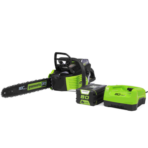 מסור שרשרת GREENWORKS PRO 80V דגם 99550-2 עם להב 