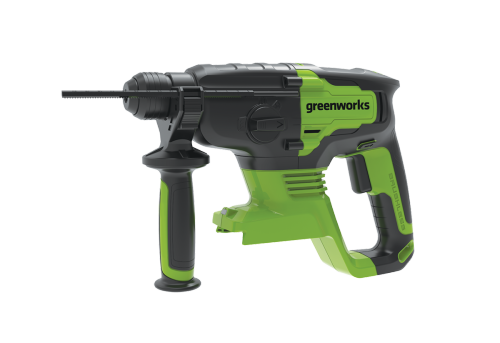 פטישון GREENWORKS 24V Brushless SDS-Plus דגם 99574/2.6 עם ארבעה מצבי עבודה לביצועים מקצועיים