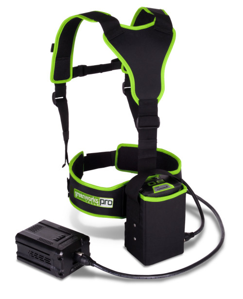  מפוח עלים GREENWORKS PRO 80V דגם 99752/6 מקצועי עם מבנה מאוזן חדש, שתי סוללות 4.0Ah ומטען מהיר למקסימום ביצועים