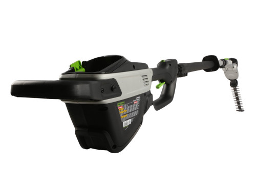 מגזמת גובה GREENWORKS 80V PRO דגם 99567 מקצועית עם להבים כפולים, מוט טלסקופי 3.40 מטר ומערכת Anti-Jam מתקדמת