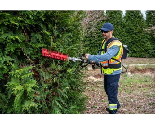 מגזמת גובה GREENWORKS PRO 80V מקצועית - דגם 99515 עם להבים כפולים 51 ס