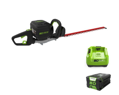 גוזם גדר חיה GREENWORKS 80V PRO דגם 99768 מקצועי עם להב 66 ס