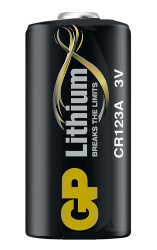 5 יחידות סוללה ליתיום CR123A GP 
