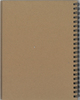 פנקס קרטון חום ספירלי 10 דפים A5