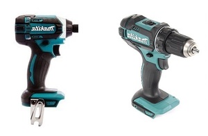 מברגה/מקדחה 13 מ"מ ואימפקט MAKITA DDF482Z+DTD152Z 18V גופים בלבד!