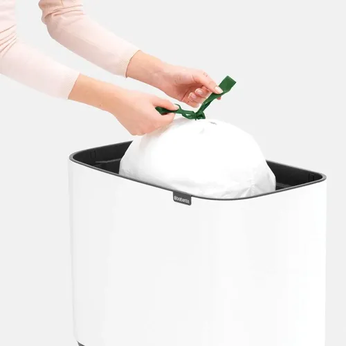 פח ברבנטיה למטבח 36 ליטר - Brabantia BO מוברש מתוך קולקציית פחי אשפה למטבח (תמונת מוצר) - פריט מעוצב לעיצוב חלל רחצה מודרני ויוקרתי