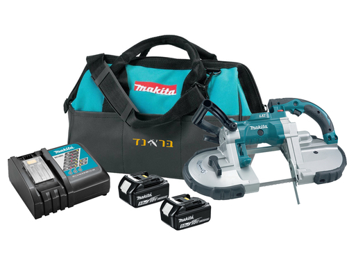 מסור סרט נטען 18V + שתי סוללות 5.0AH