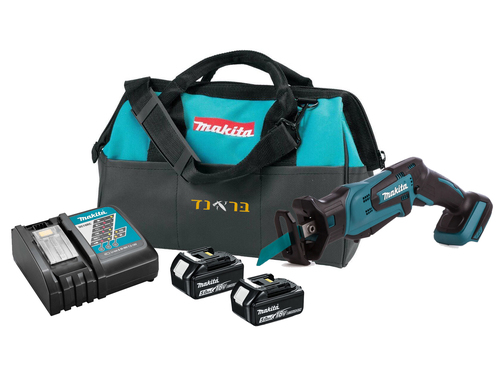 משור חרב נטען 18V + שתי סוללות 5AH